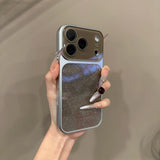Fashion Crystal Large Window Glitter Gradient Case for iPhone