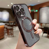 Luxury Electroplate Soft Bumper Glitter Case For iPhone