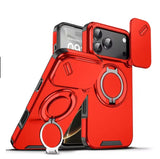 Armor Shockproof Magnetic Ring Stand Holder Case For iphone