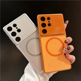 Magsafe Nano Matte Tempered Glass For Samsung