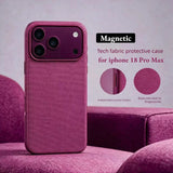 Luxury Tech Woven for Magsafe Magnetic Case for iPhone