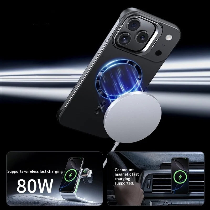Magsafe Magnetic Ultra Thin Frameless Case For iPhone
