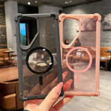Magsafe Magnetic Glitter Clear Case for Samsung