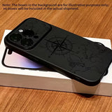 Air Creative Compass Pattern Shockproof  Case For iPhon