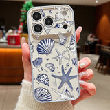 Whale Patterned Magnetic Shockproof Lens Case For iPhone