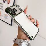 Ultra Thin Plating Clear Hard Frameless Case For iPhone