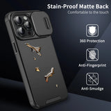 Slide Camera Shockproof Case For iPhone