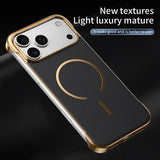 Frameless Carbon Fiber Shockproof Case For iPhone