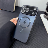 Magnetic Luxury Frosted Bumper Case For iPhone