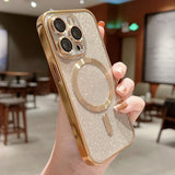 Luxury Electroplate Soft Bumper Glitter Case For iPhone