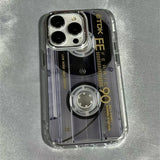 Cassette Tape Photo Frame Soft Phone Case For iPhone