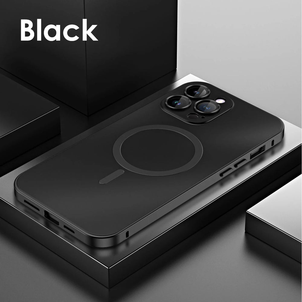 Magsafe Magnetic Frosting Metal Case For iPhone