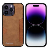 Retro Card Holder Wallet Case for iPhone