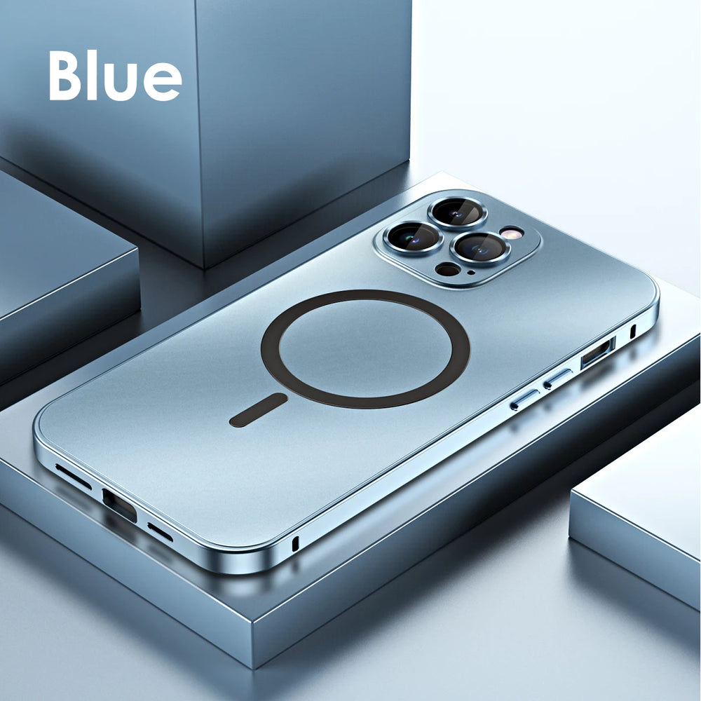 Magsafe Magnetic Frosting Metal Case For iPhone