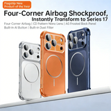 Shockproof Matte Magnetic Plating Case for iPhone