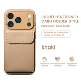Shockproof  Card Holder Wallet Leather Case For iPhone
