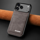 Luxury Retro Leather Business Case for iPhone