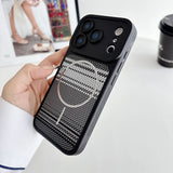 Luxury Anti-slip Frame Armor Magnetic Case For iPhone