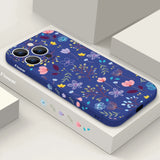 Luxury Flower Buds Lanyard Case For iPhone