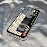 Cassette Tape Photo Frame Soft Phone Case For iPhone