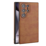 Luxury Vintage Soft Leather Case for Samsung