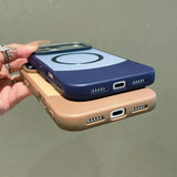 Armor Matte Magnetic Leather For Case For iPhone