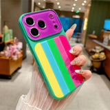 Dopamine Rainbow Acrylic Case For iPhone