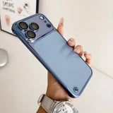 Ultra Thin Plating Clear Hard Frameless Case For iPhone