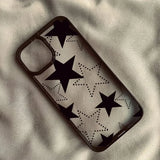 Red Star Silicone Hard Case For iPhone