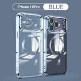 Luxury Transparent Magnetic Case For iPhone