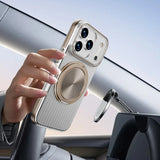 MagSafe Magnetic Stand Ripple Shape Case for iPhone