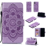 Luxury Leather Wallet Flip Stand Case For Samsung