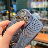Luxury Hollow Heat Dissipation Magnetic Case For iPhone