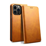 Leather Wallet Flip Case For iPhone