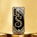 Crown Electroplated Glass Case for Samsung