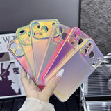 Laser Color Frosted Translucent Case for iPhone