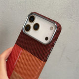Ultra-thin contrast-color magnetic hard case For iPhone