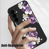 Purple Peony Flower Case For Samsung