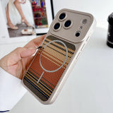 Luxury Anti-slip Frame Armor Magnetic Case For iPhone