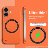 Ultra Thin Hard PC Magnetic Frameless Case For iPhone