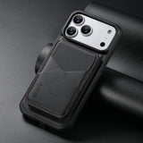 2-in-1 Detachable Magnetic Leather Wallet Case for iPhone