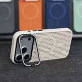 Luxury Cooling Camera Holder Case for iPhone