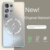 Ultra-thin Matte Magnetic Glass Case For Samsung