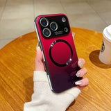 Luxury Magnetic Gradient Streaming Case For iPhone