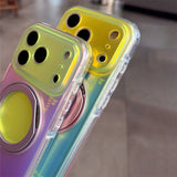 Luxury Magnetic Stand Dopamine Aurora Case for iPhone