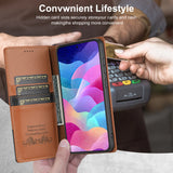 Magnetic Flip Leather Wallet Case For Samsung