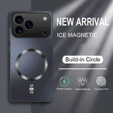 Slim Silky Matte Hard Magnetic Case For iPhone