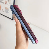 Ultra Thin Plating Clear Hard Frameless Case For iPhone