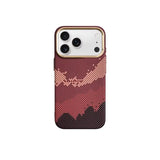 Alloy Lens Matte Carbon Fiber Texture Case for iPhone