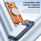 Shockproof Matte Magnetic Plating Case for iPhone